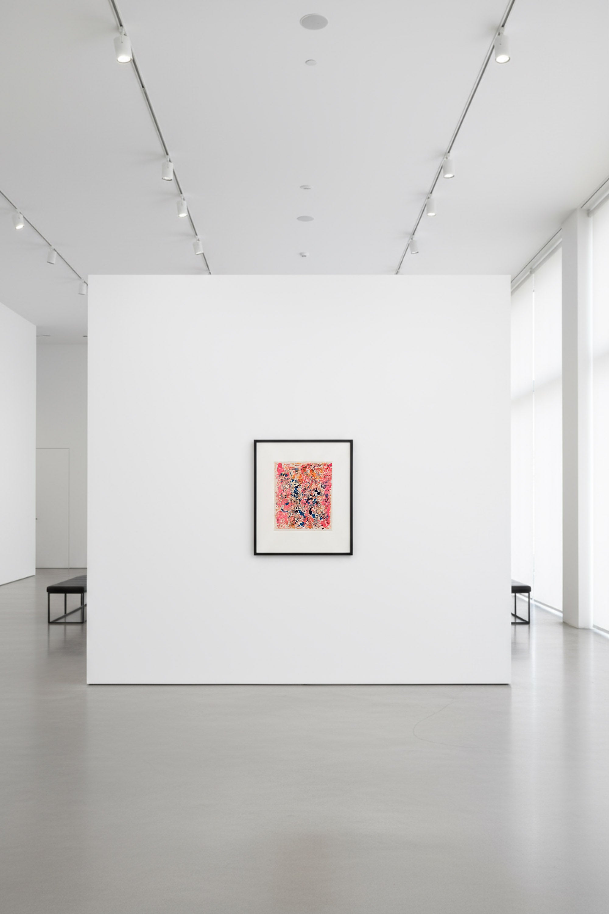 Untitled (pink-blue-dark blue)