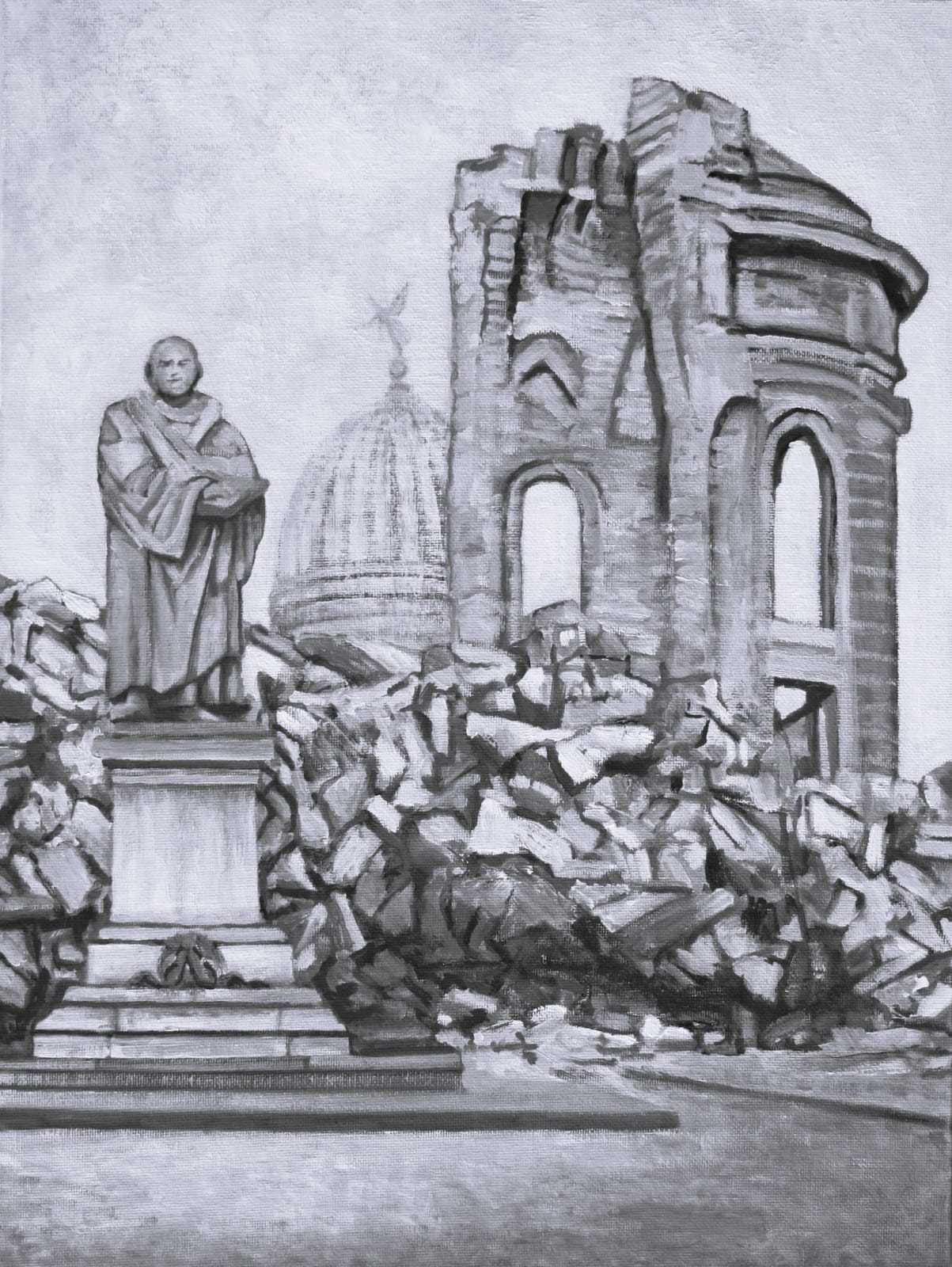 Ruins, Dresden 1945