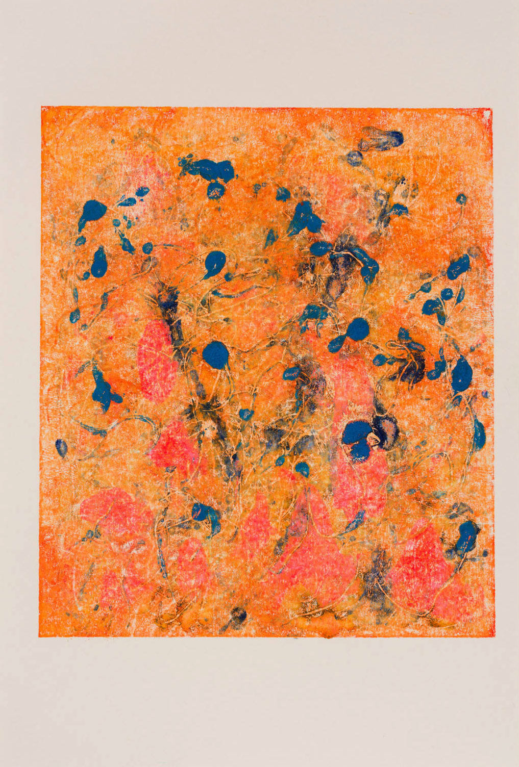 Untitled (orange-blue-pink)