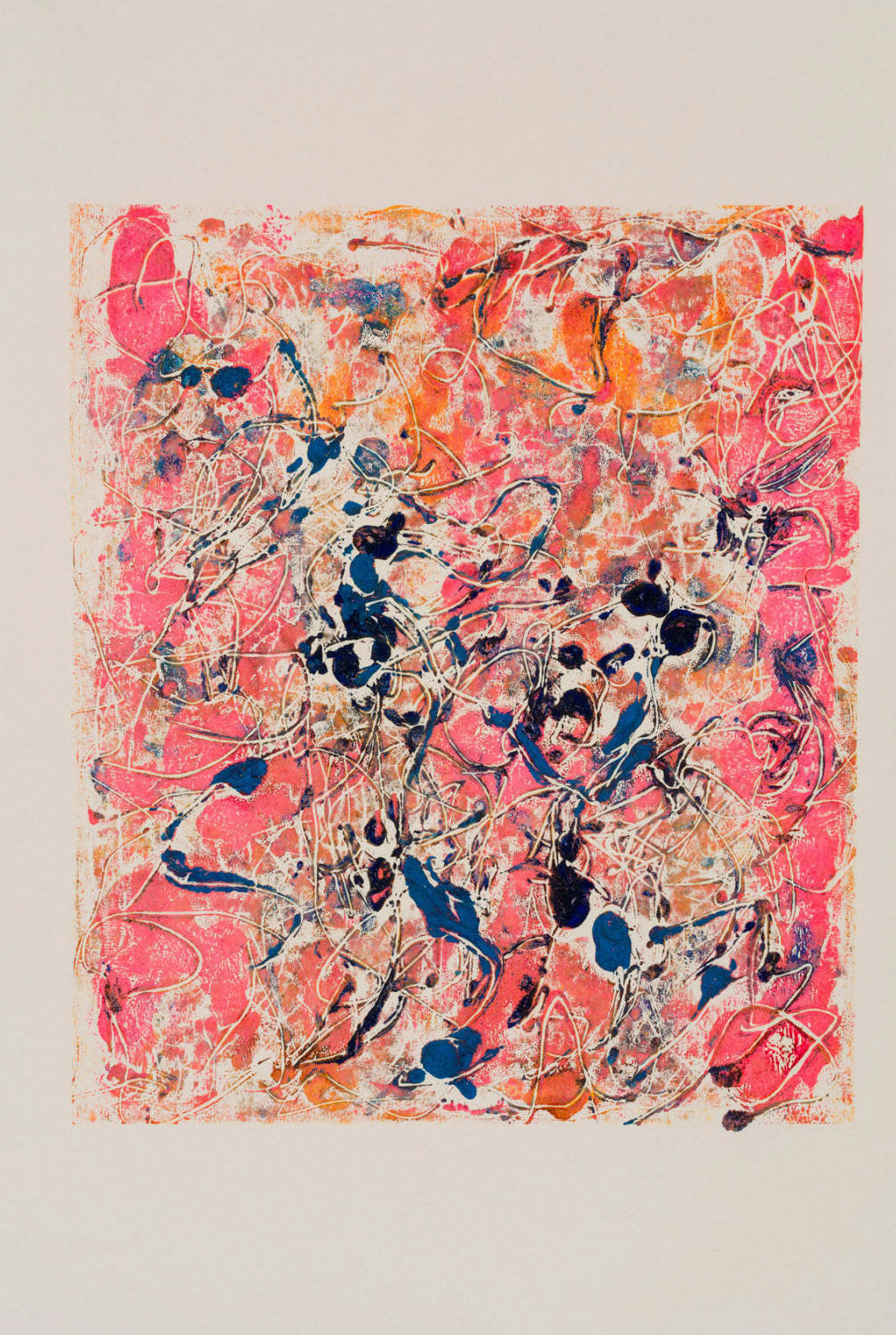 Untitled (pink-blue-dark blue)