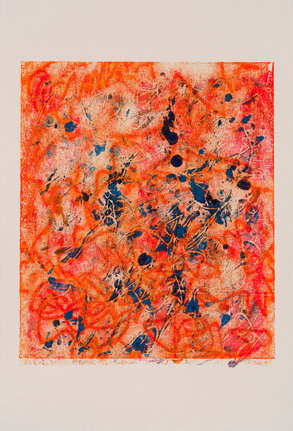 Untitled (red - orange - blue)