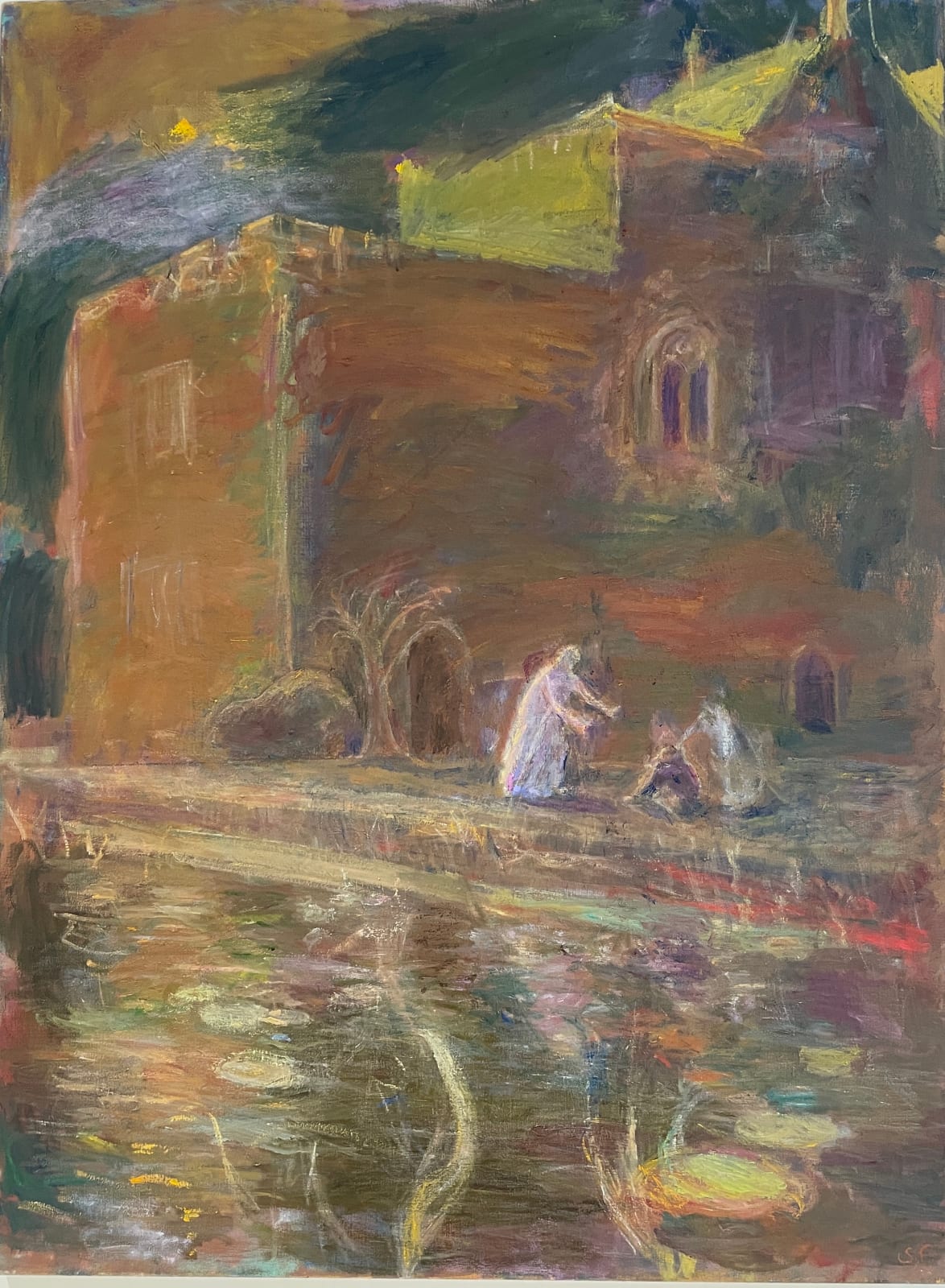 Figures with Morning Light